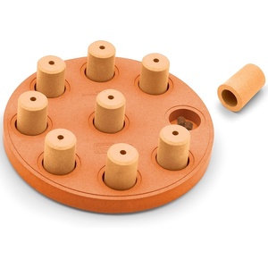 image:imageOutward Hound by Nina Ottosson Dog Brick  Interactive Treat Puzzle Enrichment Toy Level2 IntermediateDog Smart Composite Orange